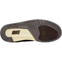 Violet ore and flat pewter outsole of the A Ma Maniére Jordan 3 Retro with a vintage-inspired Nike branded midsole.