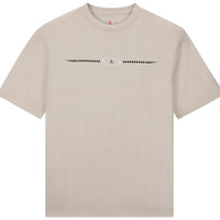 Air Jordan x Travis Scott Logo Tee 'Light Bone'