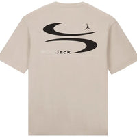 Air Jordan x Travis Scott Logo Tee 'Light Bone'