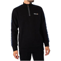 Ellesse Chimenco 1/2 Zip Track Jacket, Black