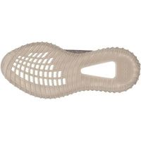 Translucent ribbed rubber outsole of the adidas Yeezy Boost 350 V2 Mono Mist with visible Boost cushioning technology.