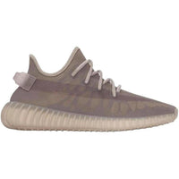 Adidas Yeezy Boost 350 V2 Mono Mist featuring a translucent brown monofilament mesh upper and a ribbed Boost midsole.