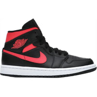 Jordan 1 Mid Black Siren Red (Women's)