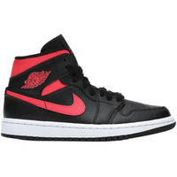 Jordan 1 Mid Black Siren Red (Women's)