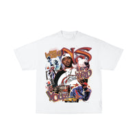 NAS THE WORLD IS YOURS WHITE BOOTLEG TSHIRT