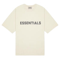 Fear of God Essentials Boxy T-Shirt Applique Logo Butter Cream