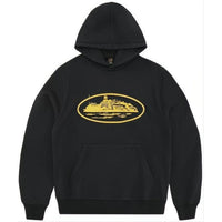 Corteiz Alcatraz Hoodie V2 'Black/Yellow'