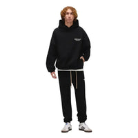 Fear of God Essentials Fleece Hoodie (FW24) Black