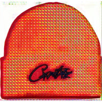 Corteiz Allstarz Folded Beanie 'Red'