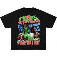 THE GRINCH X KOBE BOOTLEG BLACK TSHIRT