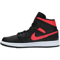 Jordan 1 Mid Black Siren Red (Women's)