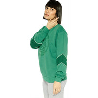 Ellesse Women Sportswear Fit Long Sleeve Outdoor Sweatshirt, Green