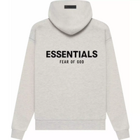 Fear Of God Essentials Hoodie Light Oatmeal SS22