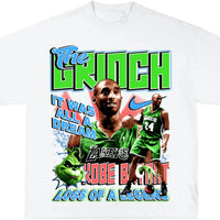 THE GRINCH X KOBE BOOTLEG WHITE TSHIRT