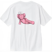 Kaws x Uniqlo UT Short Sleeve Graphic Tee White/Pink
