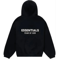 Fear of God Essentials Fleece Hoodie (FW24) Black