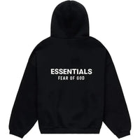 Fear of God Essentials Fleece Hoodie (FW24) Black