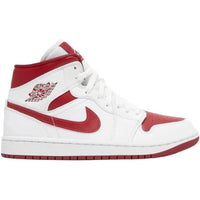 Women's Air Jordan 1 Mid White Pomegranate