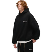 Fear of God Essentials Fleece Hoodie (FW24) Black