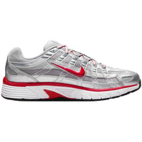 Nike P-6000 Metallic Silver Gym Red