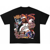 NAS THE WORLD IS YOURS BLACK BOOTLEG TSHIRT