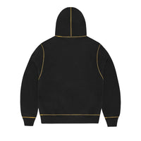Corteiz Alcatraz Contrast Hoodie 'Black/Yellow'