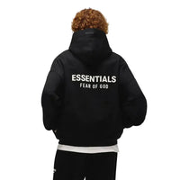 Fear of God Essentials Fleece Hoodie (FW24) Black