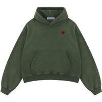 Aelfric Eden Boxy Fit Distressed Washed Hoodie