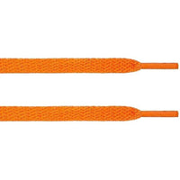 Bright Orange Flat Laces