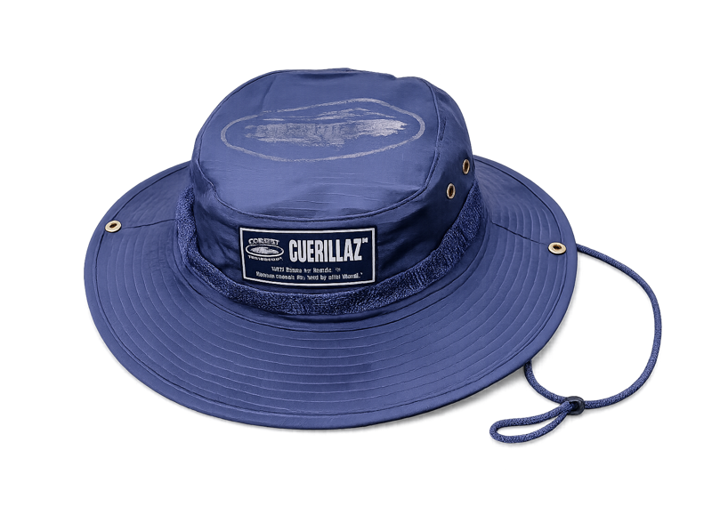 Corteiz String Bucket Hat Navy Blue
