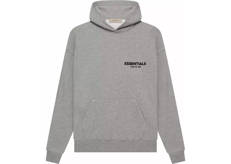 Fear Of God Essentials Hoodie Dark Oatmeal SS22