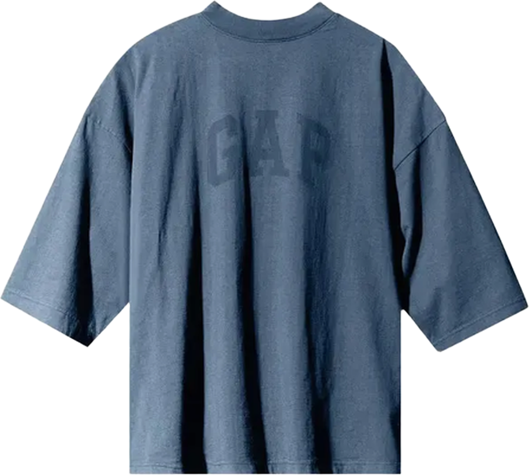 Yeezy Gap Balenciaga Dove 3/4 Sleeve Tee Navy