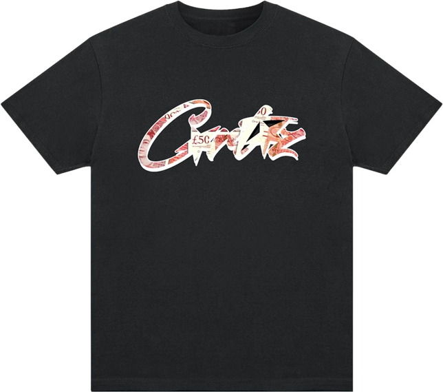 Corteiz Money On My Mind Tee Black