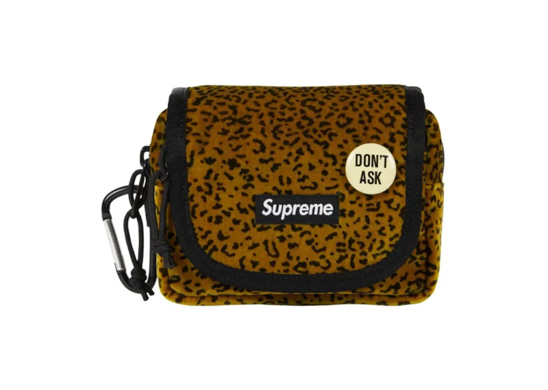 Supreme Velvet Mini Pouch Tan Leopard (2025)