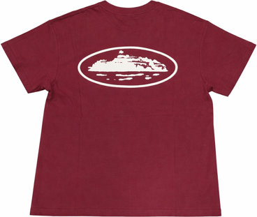 Corteiz Alcatraz Tee Maroon