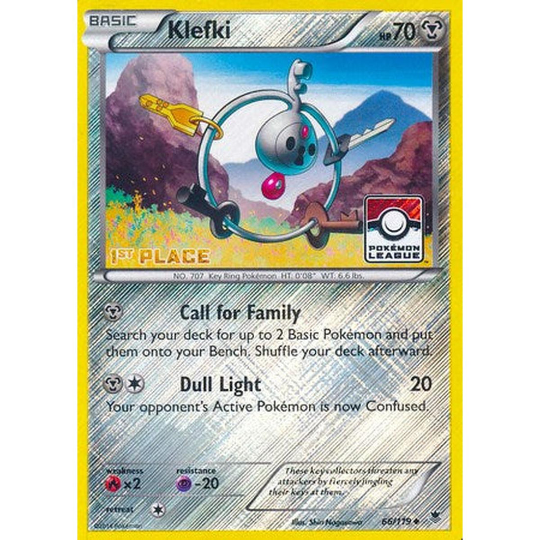 Klefki - 66/119 (Pokemon League) [1st Place]