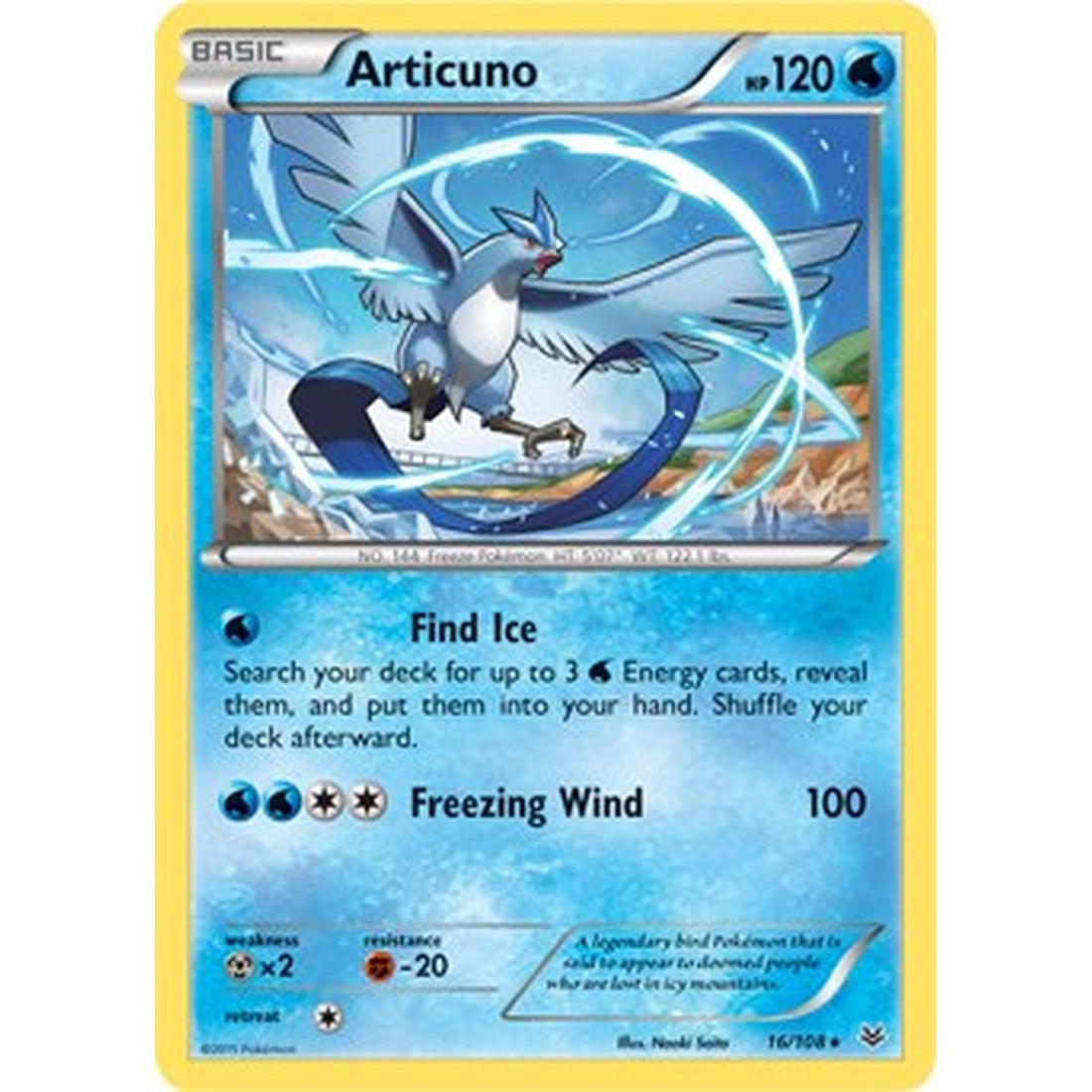 Articuno - 16/108 (XY Roaring Skies)