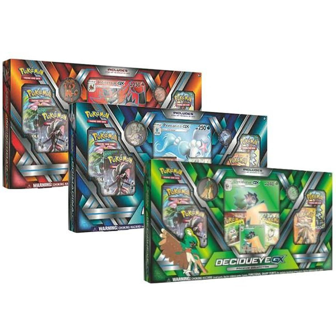 Premium Collection [Set of 3] Decidueye GX, Primarina GX, & Incineroar GX