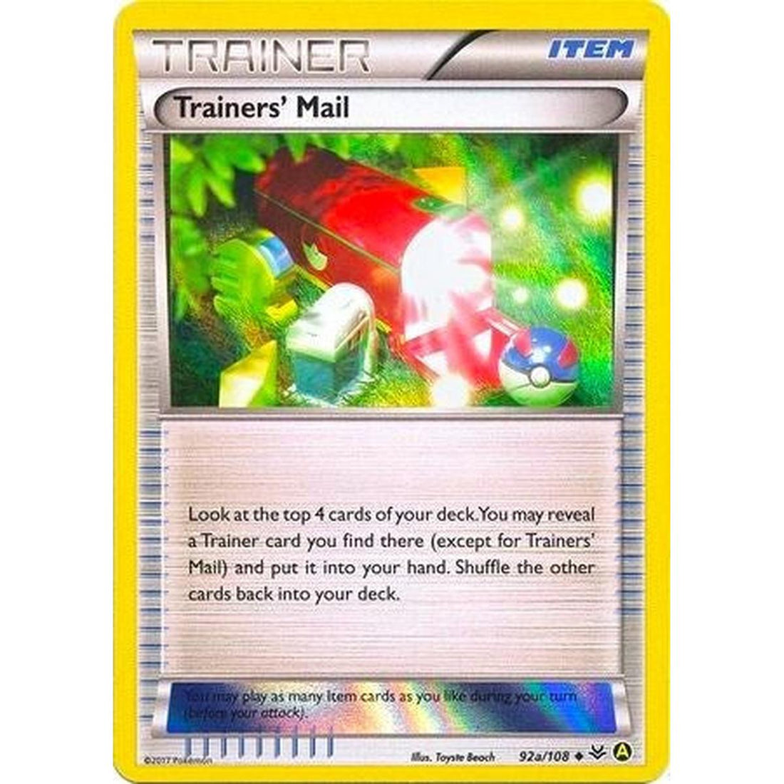 Trainers' Mail - 92a/108 (Holo)