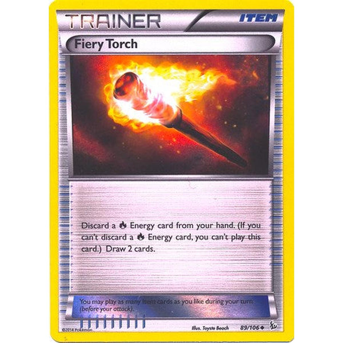 Fiery Torch - 89/106 (Sheen Holo)