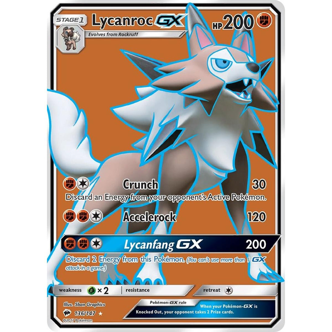 Lycanroc GX (Full Art)