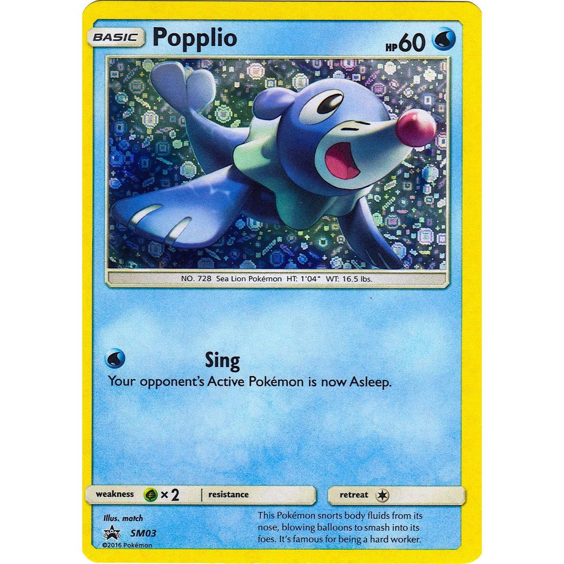 Popplio - SM03 (General Mills Promo)