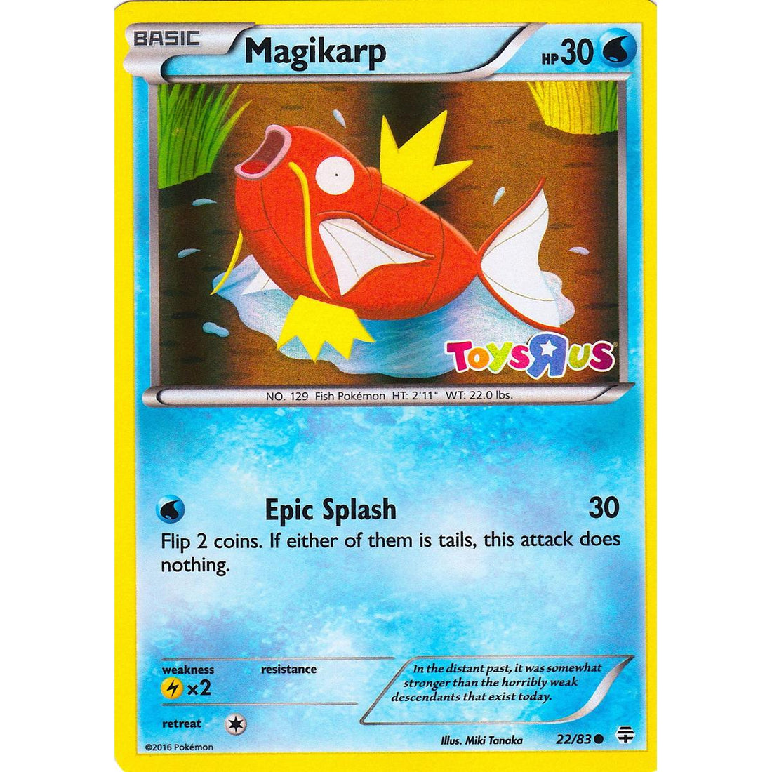 Magikarp - 22/83 (Toys R Us Promo)