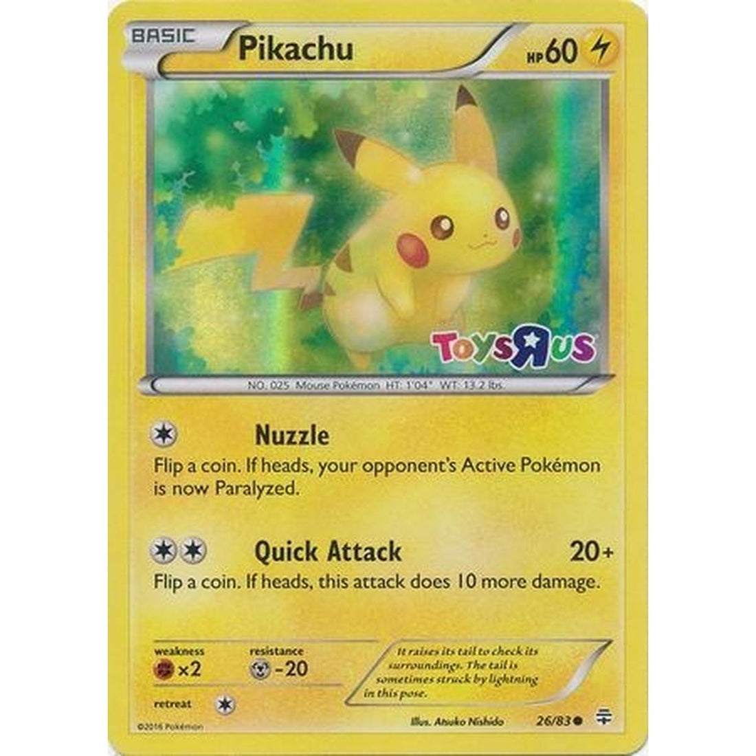 Pikachu - 26/83 (Toys R Us)