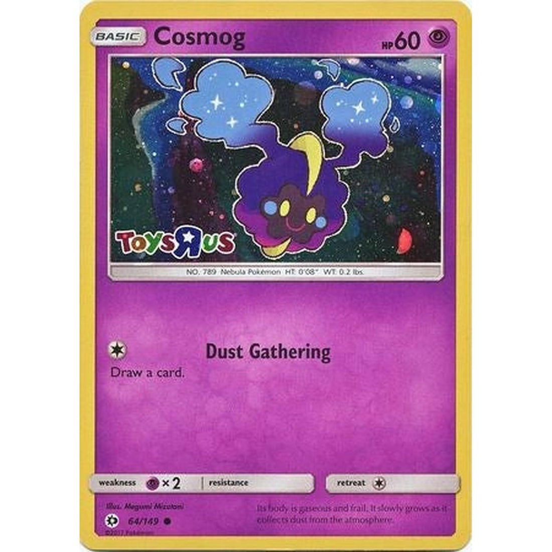 Cosmog - 64/149 (Toys R Us Promo)