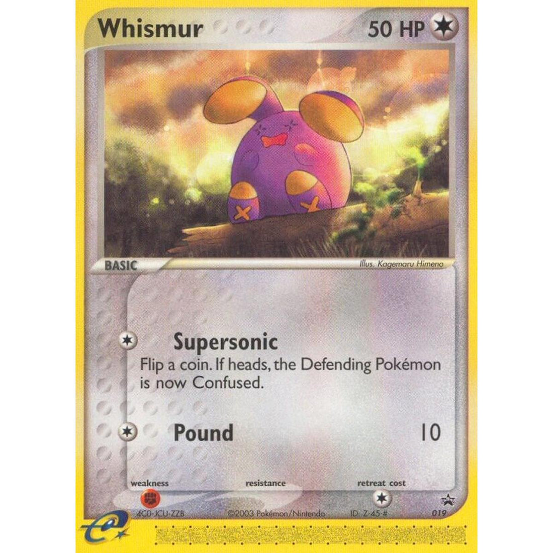 Whismur - 019 (Target Promo)