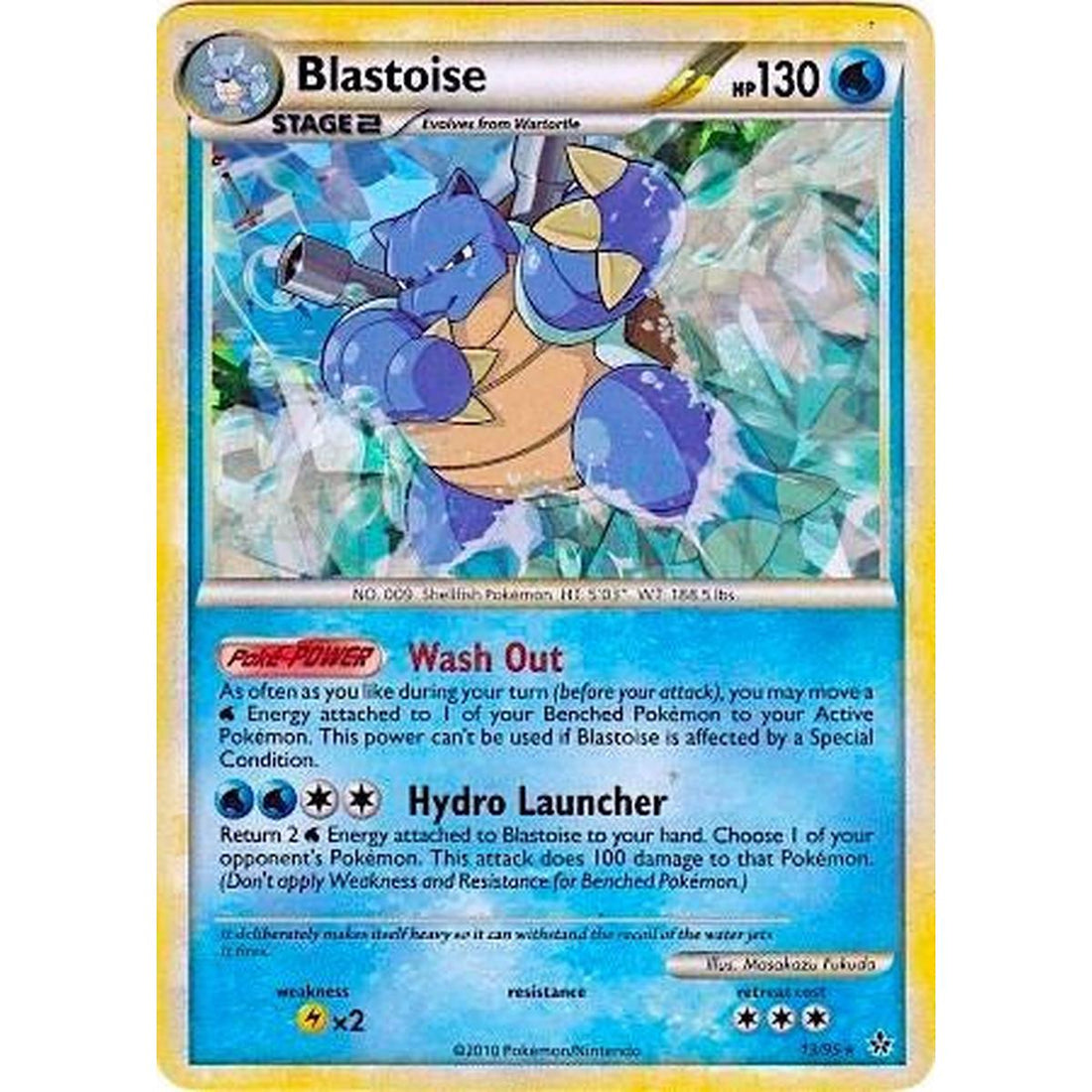 Blastoise - 13/95 (Cracked Ice Holo)