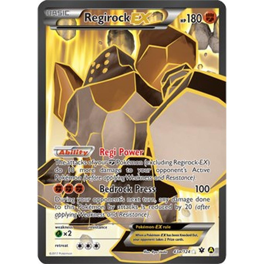 Regirock EX - 43a/124
