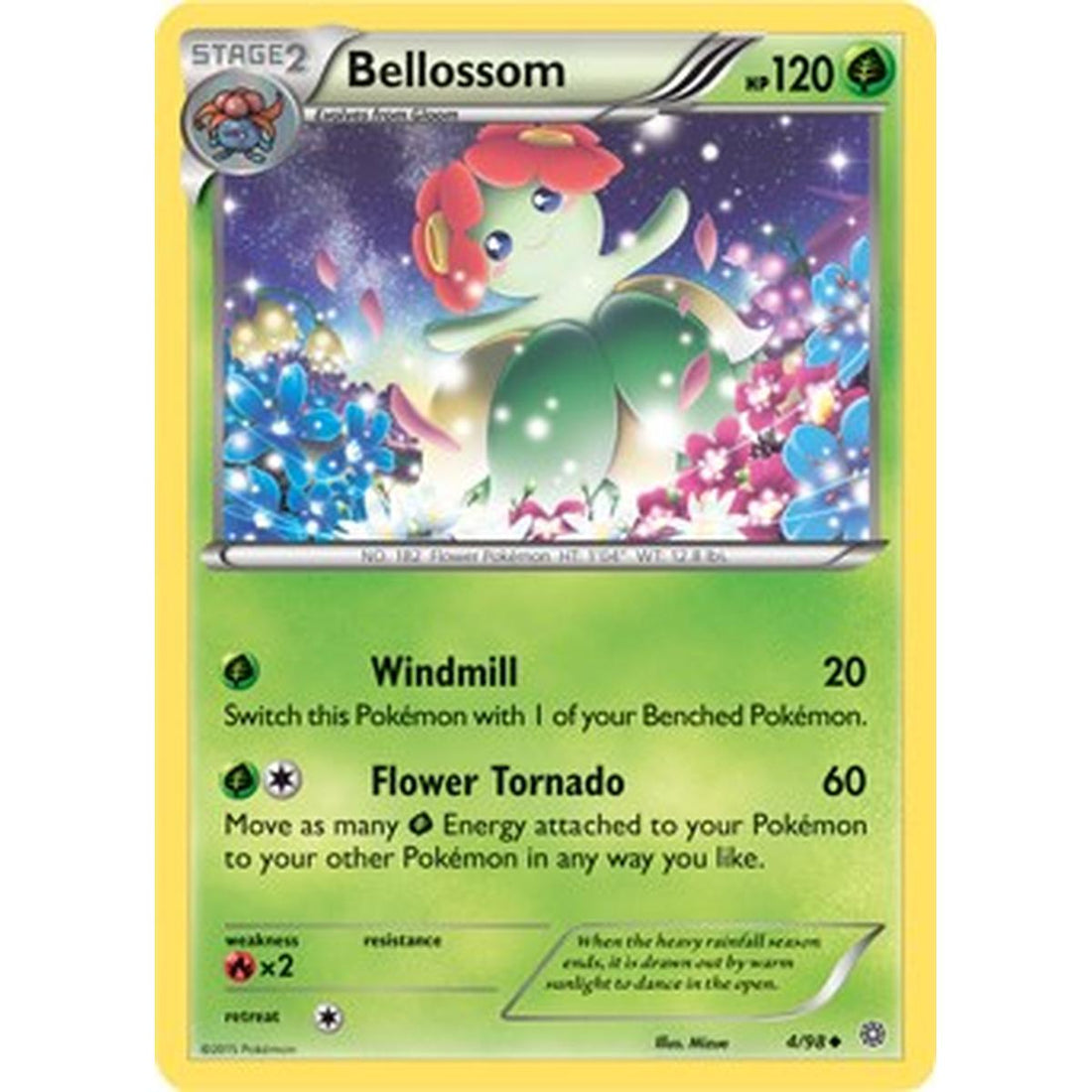 Bellossom - 4/98 (Cosmos Holo)