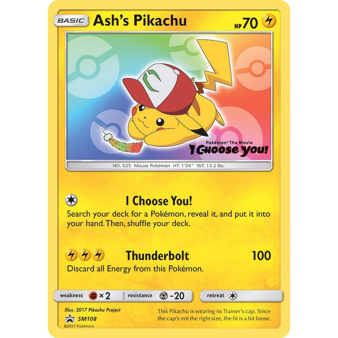 Ash's Pikachu - SM108
